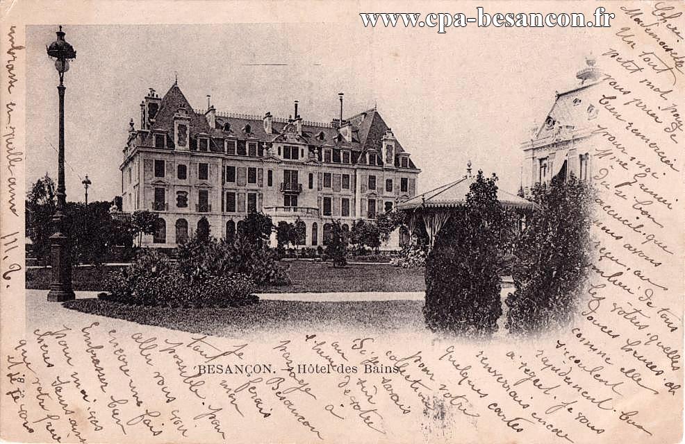 BESANÇON. - Hôtel des Bains